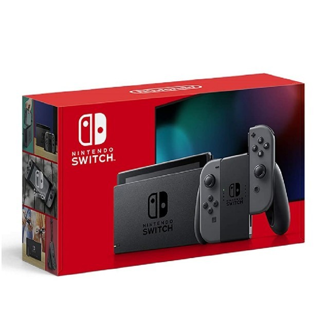 新版 Nintendo Switch 本体 グレー 保証書 おまけつき！