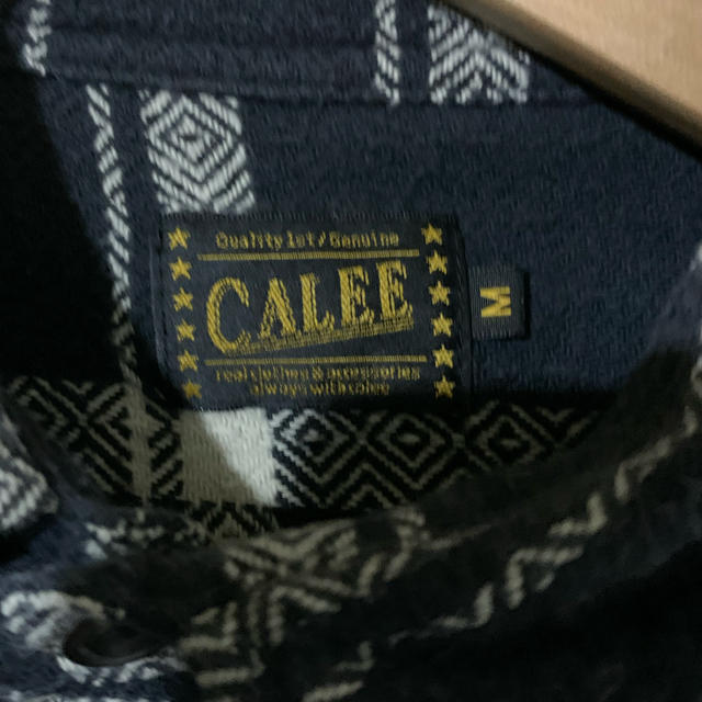 CALEE(キャリー)のcalee  ドビーチェックシャツ　M メンズのトップス(シャツ)の商品写真