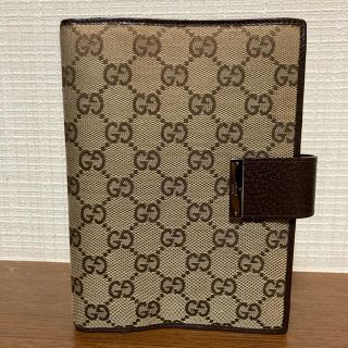 グッチ(Gucci)のGUCCI システム手帳カバー　GGキャンバス(ファイル/バインダー)