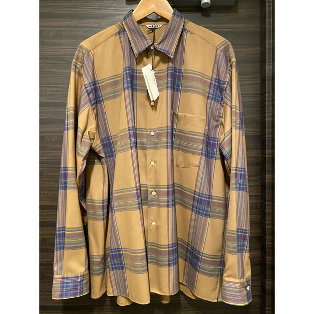 AURALEE SUPER LIGHT CHECK SHIRTS シャツ 2