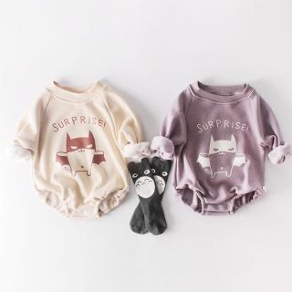 ベビーギャップ(babyGAP)の裏起毛ロンパース(ロンパース)