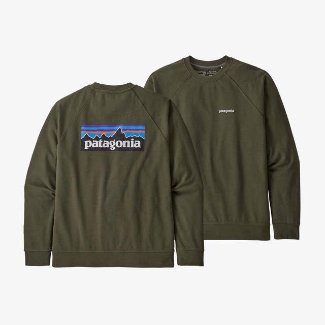 patagonia(パタゴニア)のM【新品】Patagonia P-6 ロゴ オーガニック クルー スウェット メンズのトップス(スウェット)の商品写真