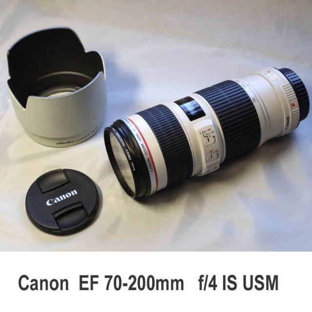 ☆値下☆ Canon EF 70-200mm f4 IS USM 白フード付き☆