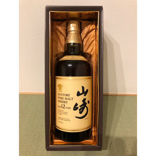 サントリー 山崎12年 750ml ピュアモルト ウイスキー 古酒-