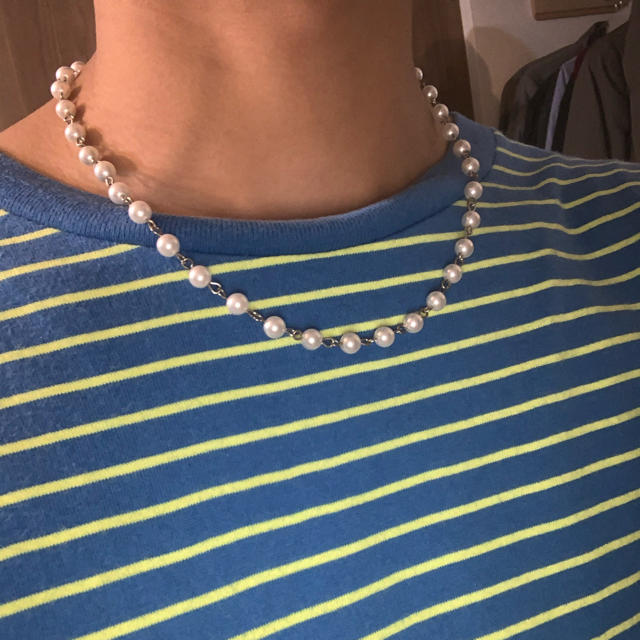 KAPITAL(キャピタル)のパールネックレス pearl necklace メンズのアクセサリー(ネックレス)の商品写真