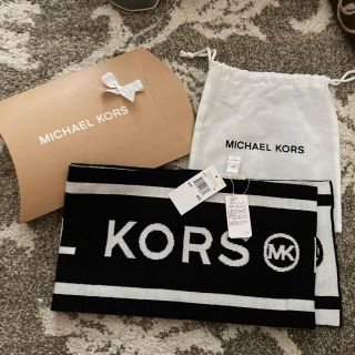 マイケルコース(Michael Kors)のMK マイケルコース　ロゴ　マフラー　ストール　リバーシブル(マフラー/ショール)