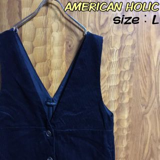 ma._.yu様専用　AMERICAN HOLIC コーデュロイ　ワンピース(ひざ丈ワンピース)