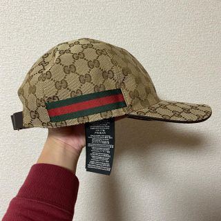 グッチ(Gucci)のGUCCI キャップ GG ベージュ(キャップ)