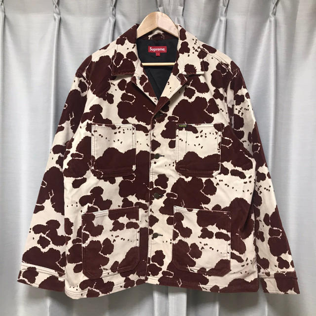 Supreme(シュプリーム)のSupreme 20SS  Velvet Chore Coat Cow メンズのジャケット/アウター(カバーオール)の商品写真