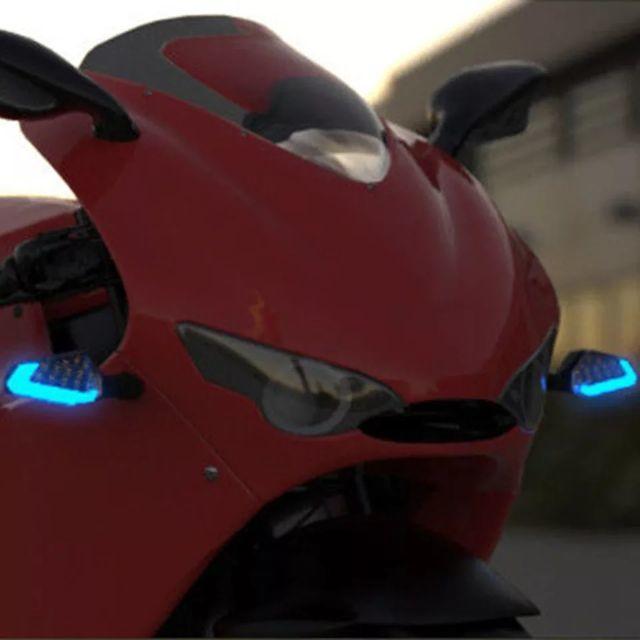 高品質 LEDウインカー デュアルカラー ポジション 2個セット ホンダ 自動車/バイクのバイク(パーツ)の商品写真