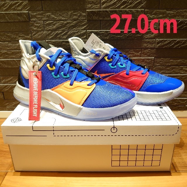 NIKE(ナイキ)のNIKE PG3 NASA EP 27.0cm メンズの靴/シューズ(スニーカー)の商品写真