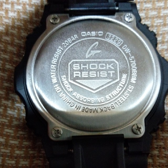 G-SHOCK CASIO　カシオ　DW-5700BM-1DR