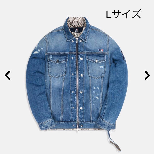 KITH MLB DENIM JACKET ヤンキース　キス デニムジャケットGジャン/デニムジャケット