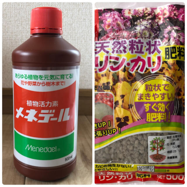 天然肥料 100g  メネデール 100ml ハンドメイドのフラワー/ガーデン(その他)の商品写真