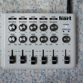 ズーム(Zoom)のMaker hart Loop Mixer 5チャンネルステレオ音声ミキサー(ミキサー)