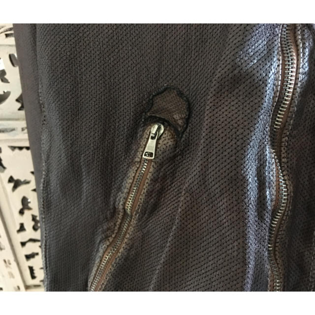GIORGIO BRATO - 新品 GIORGIO BRATO 定番ZIP UPパンチング GIORGIO BRATO - 新品 GIORGIO BRATO 定番ZIP UPパンチング