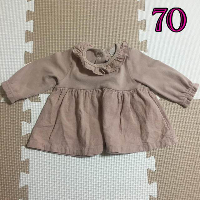 petit main(プティマイン)のプティマイン 70 長袖 ロンT 女の子 キッズ/ベビー/マタニティのベビー服(~85cm)(Ｔシャツ)の商品写真