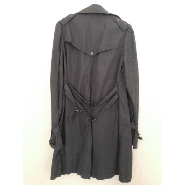 HYSTERIC GLAMOUR(ヒステリックグラマー)のヒステリックグラマー トレンチコート 黒 hysteric glamour レディースのジャケット/アウター(トレンチコート)の商品写真
