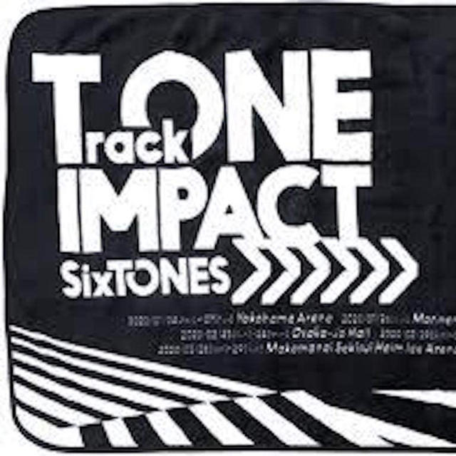 Johnny's(ジャニーズ)のろっつぉ様専用★SixTONES TrackONE IMPACT ブランケット エンタメ/ホビーのタレントグッズ(アイドルグッズ)の商品写真