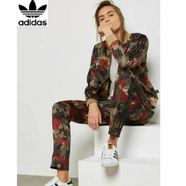 adidas Originals × HuHiking トラックパンツ 迷彩