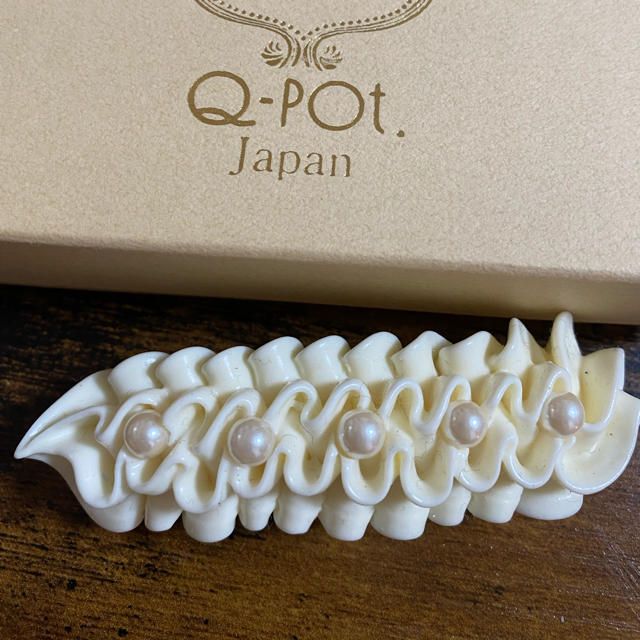 Q-pot.(キューポット)のホイップクリームバレッタ レディースのヘアアクセサリー(バレッタ/ヘアクリップ)の商品写真