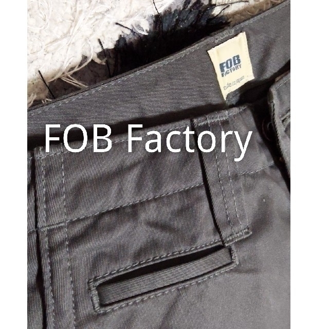 1⃣FOBFactory「F0242フュージョントラウザー」チノパンエフオービー