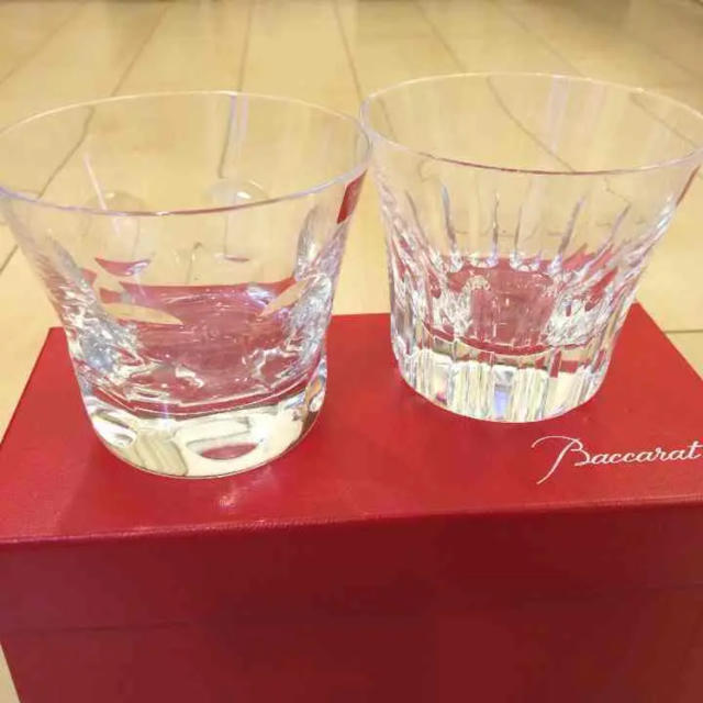 Baccarat(バカラ)の未使用 バカラ グラス 2個セット インテリア/住まい/日用品のキッチン/食器(グラス/カップ)の商品写真