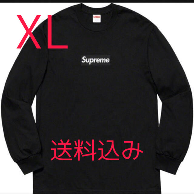 blackブラックサイズSupreme Box Logo L/S Tee black XL