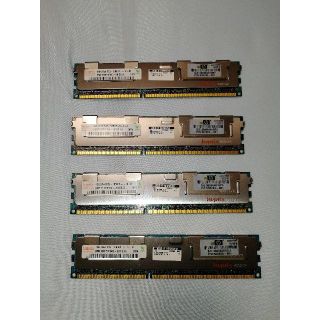 PC3-10600R ECC Reistered DDR3 4GB 4枚(PCパーツ)