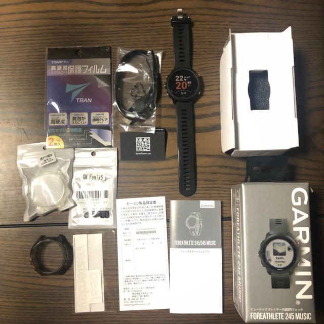 GARMIN(ガーミン)のよっか様専用 Garmin ForeAthlete 245 music メンズの時計(腕時計(デジタル))の商品写真