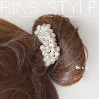 ディーホリック(dholic)のimport❁︎大人可愛いパール ヘアゴム ヘアアクセ 結婚式(ヘアゴム/シュシュ)