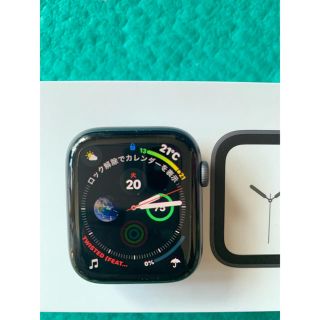 Apple Watch series4 44mm スペースグレイアルミニウム(腕時計(デジタル))