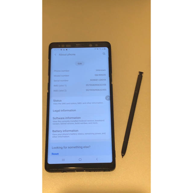 GALAXY NOTE9 SIMフリー 128GB 黒 - スマートフォン本体