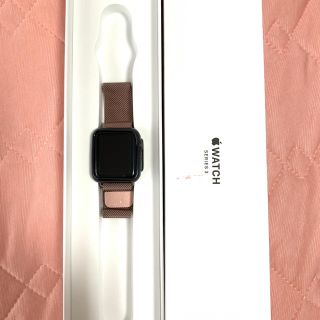 アップルウォッチ(Apple Watch)のApple Watch series 3 GPS 38mm  おまけ付き(腕時計(デジタル))