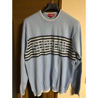 シュプリーム(Supreme)のSUPREME Chest Stripe Sweater Lサイズ シュプリーム(ニット/セーター)