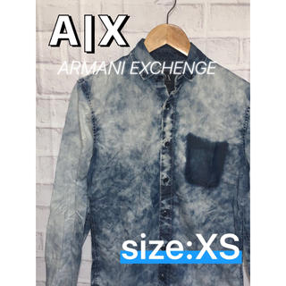 アルマーニエクスチェンジ(ARMANI EXCHANGE)のARMANI EXCHENGE 長袖シャツ デニム風(シャツ)