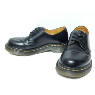 ドクターマーチン(Dr.Martens)の激安！最小サイズ！美品！【定価￥22680】ドクターマーチンUK3ブラック3ホー(ブーツ)