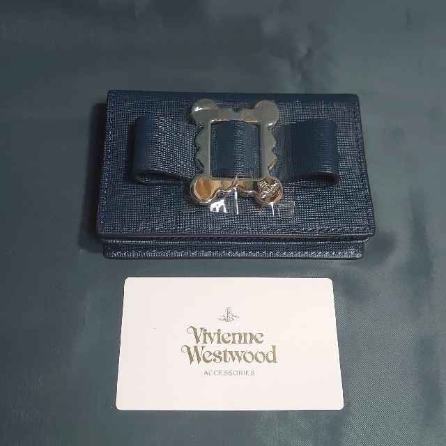 新品未使用VivienneWestwoodレザー名刺入カードケース