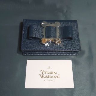 ヴィヴィアンウエストウッド(Vivienne Westwood)の新品未使用VivienneWestwoodレザー名刺入カードケース(名刺入れ/定期入れ)