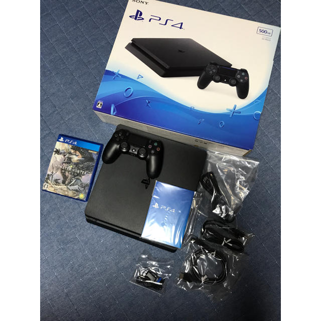 PS4本体 最新型 箱付き美品  (CUH-2200A  B01) 500GB