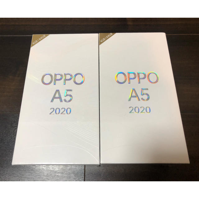 Android【新品未開封・2個セット】Oppo a5 2020 グリーン&ブルー