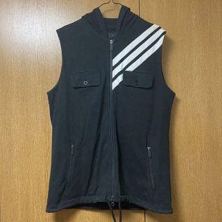 ワイスリー(Y-3)の本日限定値下げ！Y-3 ワイスリー パーカー ベスト ヨウジヤマモト Mサイズ(パーカー)