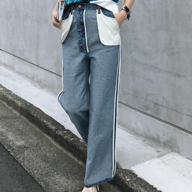 Ameri VINTAGE HIGH WAIST LOOSE DENIM 新品