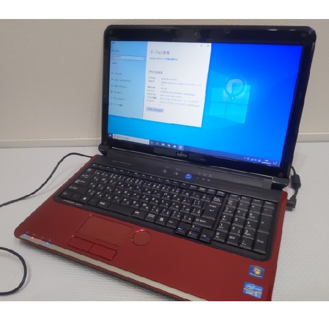 ノートパソコン fujitsu lifebook AH54