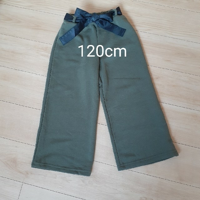 スウェットワイドパンツ(120cm) キッズ/ベビー/マタニティのキッズ服女の子用(90cm~)(パンツ/スパッツ)の商品写真