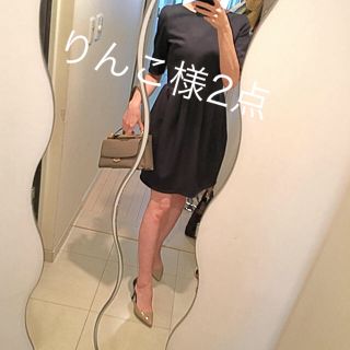 ボディドレッシングデラックス(BODY DRESSING Deluxe)のボディドレッシングかっちり高級感濃紺美品(ミニワンピース)