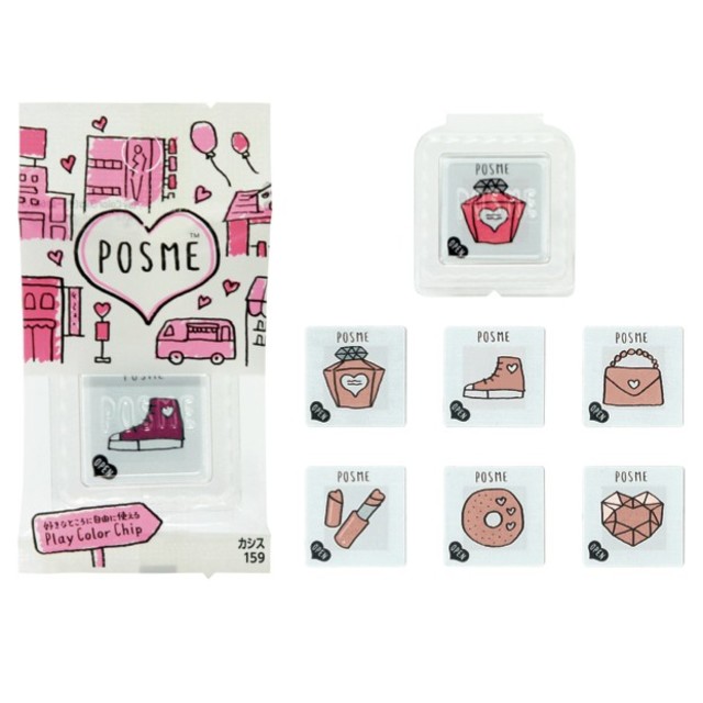 SHISEIDO (資生堂)(シセイドウ)のPOSME Play Color Chip 色違い5枚🎀まとめ買いで100円！ コスメ/美容のベースメイク/化粧品(チーク)の商品写真
