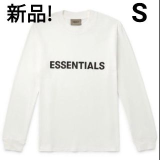 フィアオブゴッド(FEAR OF GOD)の【新品!Sサイズ】FOG essentials ロンT　ホワイト(Tシャツ/カットソー(七分/長袖))