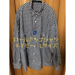 ポーター(PORTER)のporterclassic ROLL UP CHECK SHIRT ネイビー(シャツ)