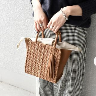 シップスフォーウィメン(SHIPS for women)のBAGMATI  SHIPS別注　スクエアーバスケット(かごバッグ/ストローバッグ)